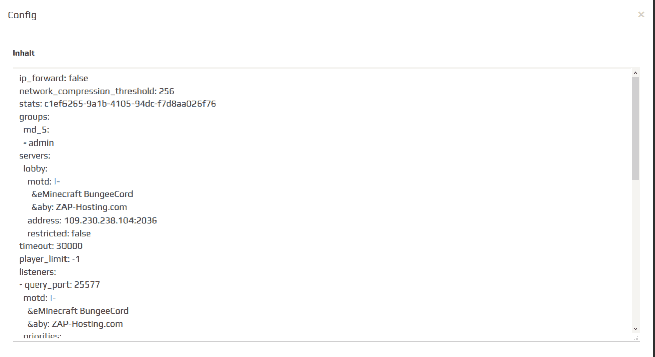 Minecraft BungeeCord Proxy Server mieten